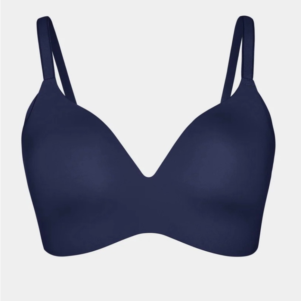 NWOT Knix Wingwoman Wireless Bra Navy 8+ - Picture 2 of 5